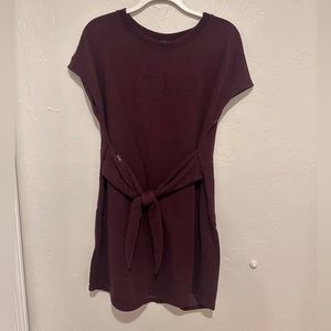 Athleta dress with waist belt tie